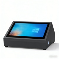 Caisse enregistreuse de bureau à double écran tactile capacitif, système d'exploitation Windows, processeur Intel I5 quadricœur, construction métallique, modèle CT60-4