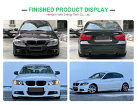 Kit de Carrocería E90 Actualización Estilo Ancho MT Autopartes para BMW Serie 3 E90 M Sport Parachoques Trasero para BMW E90 MT 2005-2012