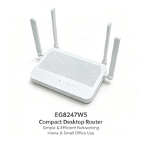 Terminal de Red Óptica FTTH XPON ONT OEM Personalizado GPON EPON ONU EG8247W5 4GE+1POTS+CTV+1USB AC1200 WiFi de Doble Banda