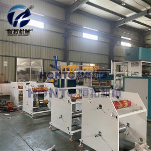 آلة HT-500 HONTO عالية الجودة ومتعددة الوظائف لإعادة لف وتقطيع فيلم التمدد البلاستيكي الأوتوماتيكي بسرعة 400 متر/دقيقة - Product Image 5