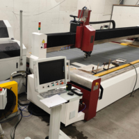 Machine de découpe à jet d'eau CNC YCWJ de type portique pour la découpe de métal, de pierre et de verre, certifiée CE ISO, solution industrielle