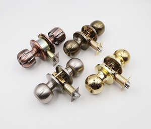 Wholesale Stainless Steel Privacy Interior <strong>Doors</strong> Cylindrical Antique Silver <strong>Door</strong> <strong>Knobs</strong> Minimalist Handle with Security Lock - Product Image 5