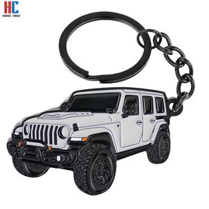 20 ans d'usine Cadeau de conducteur personnalisé Porte-clés en émail en forme de <span class=keywords><strong>voiture</strong></span> SUV pour homme - Product Image 4