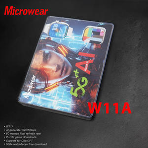 Nouvelle série 2026 Microwear S11 Pro Montre connectée AMOLED étanche IP68 avec réponse <span class=keywords><strong>WhatsApp</strong></span> et IA GPT 46mm Sport - Product Image 2