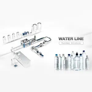 Beste Prijs Volautomatische Kleine Bedrijven Plastic Fles Drinken Mineraal Puur Water Vulling Plant Productielijn