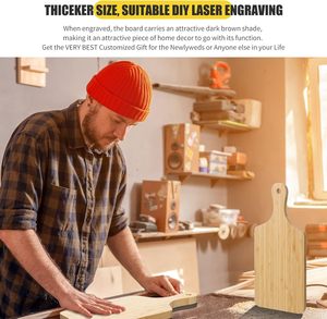 เขียงไม้ไผ่คุณภาพสูง สามารถปรับแต่งโลโก้ บรรจุภัณฑ์ และขนาดได้ - Product Image 3