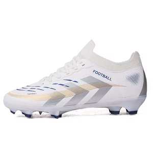 Zapatillas <span class=keywords><strong>de</strong></span> Softbol para <span class=keywords><strong>Mujer</strong></span> con Cordones, Tacos Moldeados, Ligeras, Duraderas, Antideslizantes, Transpirables, para Entrenamiento y Juego, Color Plateado Metálico, Negro y Gris - Product Image 2