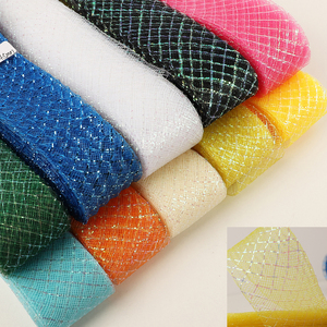 Phụ kiện may mặc trắng lông ngựa Bím Tóc nylon lưới lông ngựa Bím Tóc crinoline 6mm lông ngựa bện bán buôn - Product Image 3