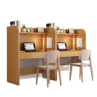 Table d'étude moderne et simple pour étudiants, avec poste de travail individuel ou partagé, cloison immersive, idéale pour bibliothèque