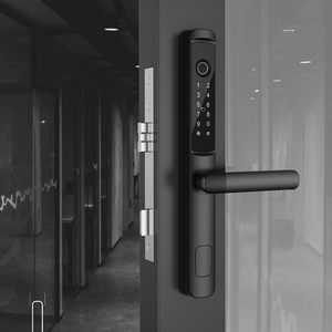 Serrure <span class=keywords><strong>de</strong></span> porte intelligente TOPTEQ avec reconnaissance faciale, Wi-Fi, étanche IP65, stockage cloud USB d'urgence pour portes en bois/acier, modèle en alliage <span class=keywords><strong>de</strong></span> zinc - Product Image 6