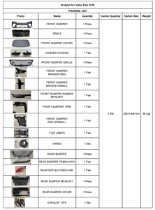 Kit de Carrocería Estilo SVA para <span class=keywords><strong>Range</strong></span> <span class=keywords><strong>Rover</strong></span> <span class=keywords><strong>Velar</strong></span> 2017-2021, Parachoques Delantero, Parachoques Trasero, Rejilla - Product Image 6