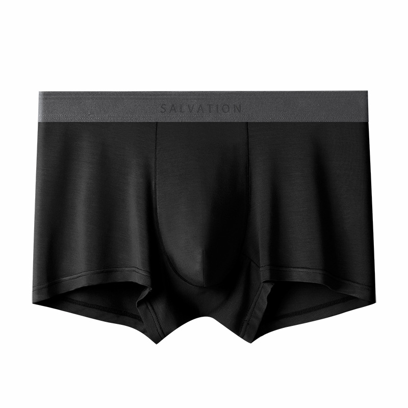 Noir de jais (modal denier ultra-fin) rayures lumineuses