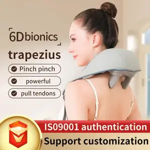 6D Charging Deep Tissue Smart Wireless Massager Trapezius Muscle Massager Electric Neck And Shoulder Massager