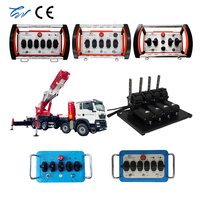 Control Remoto de Larga Distancia con Joysticks Proporcionales de 4 Vías y Receptor para Excavadoras y Maquinaria de Minería