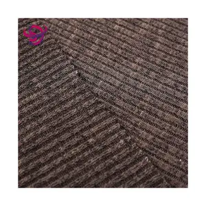 Manchette tricotée en Spandex R/T, tissu côtelé pour tissu, prix d'usine