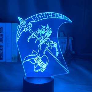 Décoration de salle de jeu, lampe de nuit LED à illusion 3D, avec lumière changeante de couleur <span class=keywords><strong>Soul</strong></span> <span class=keywords><strong>Eater</strong></span>, lampe de table créative en acrylique, cadeau - Product Image 2