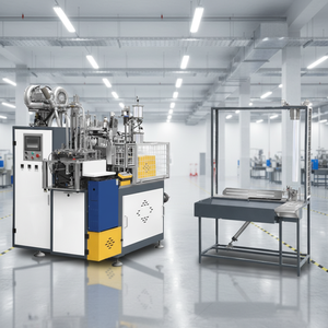 Machine à fabriquer <span class=keywords><strong>des</strong></span> gobelets écologiques multi-stations pour les entreprises de boissons froides - Product Image 5