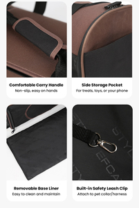 Bolsa de Transporte Plegable <span class=keywords><strong>para</strong></span> Gatos, Aprobada por Aerolíneas, Bolsa de Viaje <span class=keywords><strong>para</strong></span> Mascotas con Laterales Suaves, <span class=keywords><strong>para</strong></span> Asiento de Coche, Venta al Por Mayor OEM - Product Image 5