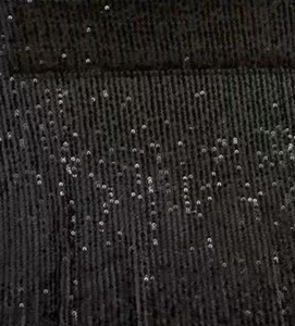 Largeur 130 cm Polyester paillettes colorées broderie perles brillantes tissu en maille tulle lourd dentelle tissu pour robe de mariée cheongsam - Product Image 3