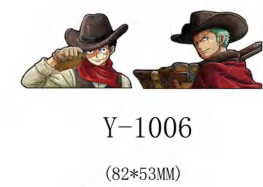 Autocollants lenticulaires 3D dynamiques de l'anime Chopper <span class=keywords><strong>Nami</strong></span> Straw Hat Pirates, <span class=keywords><strong>Luffy</strong></span> One Piece - Product Image 3