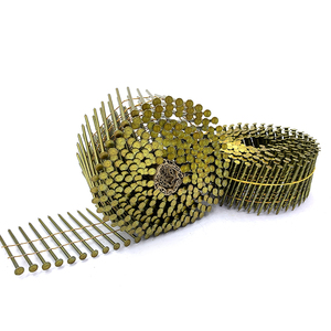 Fourniture directe usine : Clous en bobine galvanisés, clous en bobine peints, diamètre personnalisé, clous à anneau torsadé zingués, acier inoxydable 304, acier au carbone - Product Image 1
