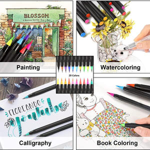 Marqueurs d'art aquarelle à double pointe, stylos de peinture à pinceau, 24/36/100 couleurs, outils de dessin à double pointe pour enfants et adultes - Product Image 6