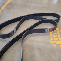 Courroie trapézoïdale nervurée en caoutchouc SPC, modèles SPA SPB 6RSPC5000, avec cordons CR et Aramid pour transmission de machines de haute puissance