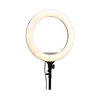 Anneau lumineux de photographie à LED, 18 pouces, AC, lampe, éclairage annulaire beauté, pour Selfie, Selfie