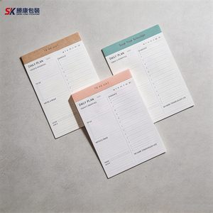 Bloc-notes minimaliste pour planificateur quotidien, liste de choses à faire, bloc d'horaire pour le travail au bureau - Product Image 1