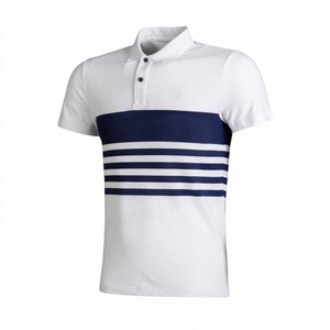 Camiseta Deportiva de Golf de Manga Corta para Hombre, Corte Ajustado, de Alta Calidad, Informal, con Logotipo Personalizado en la Parte Delantera, Transpirable - Product Image 2