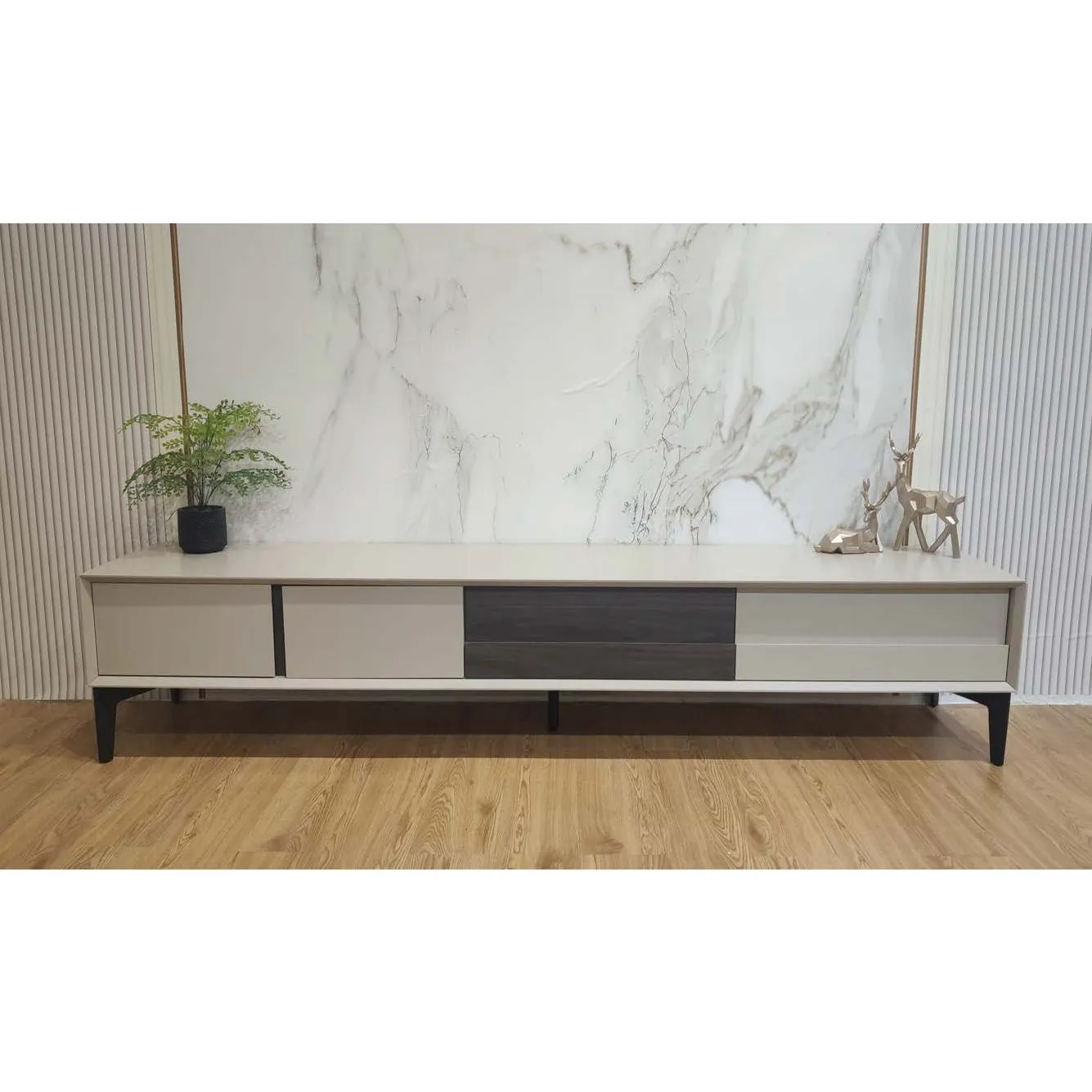 NOVA Floor Design TV-Ständer Schrank Wohnzimmer möbel Melamin-Finish Moderner Luxus-TV-Schrank konsolen tisch aus Holz