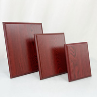 Plaque en bois rouge personnalisée Certificat Design personnalisé Plaque en bois Récompenses Prix en bois vierge Trophée Plaque MH-N171
