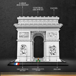 New Design Reobrix 66024 Arch of Triumph France <b>Building</b> Blocks Famous <b>Building</b> Adult Assembly <b>Model</b> Educational Toy - Product Image 5