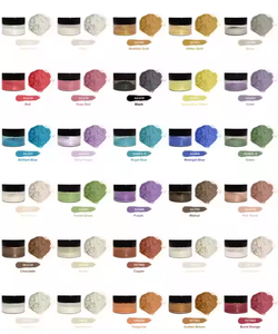 Hot bán titan loại Hữu Cơ mica bột sắc tố thiết lập nhiều màu nhựa <span class=keywords><strong>Epoxy</strong></span> cho nến và xà phòng làm - Product Image 3