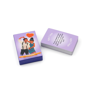 Tableau de bord personnalisé pour Couple, support de commutateur sexuel, frange en papier, Version anglaise, <span class=keywords><strong>jeu</strong></span> de cartes, vente en gros, - Product Image 2
