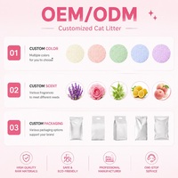 Litière pour chat en manioc écologique, désodorisante, agglomérante instantanée, facile à ramasser, anti-adhérente au fond, haute absorption, fournisseur en gros