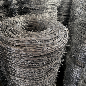 Giá bán buôn độ bền kéo cao hoàn toàn mạ kẽm đôi Xoắn 1.6mm 1.8mm 2mm dây thép gai sử dụng trên hàng rào liên kết chuỗi - Product Image 2