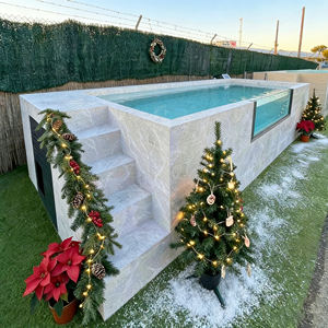 Outdoor Large Size FRP Fiberglass Spa & Swimming <b>Pool</b> 20ft 40ft Prefabricated Durable Eco-Friendly 30-Year Warranty - Product Image 5