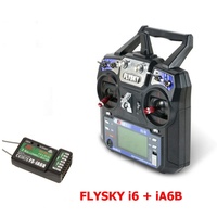 Télécommande Flysky I6 FS-I6 2.4G 6CH Émetteur Contrôleur FS-IA6 IA6B Récepteur pour Hélicoptère RC Avion Drone FPV