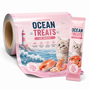 Pellicola Personalizzata per Imballaggio Cibo per Cani, Rotolo Laminato Flessibile con Design a Tema Manzo per Confezionamento Automatico - Product Image 6