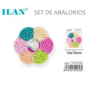 Set di perline ILAN 10x10 cm colorate assortite per la creazione di gioielli - Product Image 3