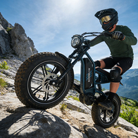 Vélo électrique hybride KOOLUX X9 Mini pour enfants, 16 pouces, 250 W, suspension intégrale, pneus larges, en stock UE, livraison directe