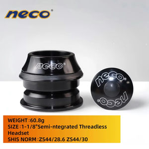 ชุดหัวจับแฮนด์จักรยานเสือภูเขา <span class=keywords><strong>Neco</strong></span> Road แบบกึ่งรวม ไม่ใช้เกลียว ขนาด 1-1/8 นิ้ว ทำจากอลูมิเนียมอัลลอยด์ พร้อมลูกปืนแบบ Cartridge ขนาด 44/28.6/30 มม. - Product Image 2