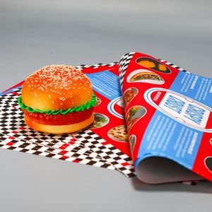 Papel Encerado Personalizado para Delicatesen, Papel Antigrasa Impreso para Empacar Alimentos, para Hamburguesas, Pollo, Papas Fritas, Sándwiches, Envoltura de Pan - Product Image 5