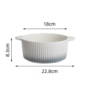 Ensemble <span class=keywords><strong>de</strong></span> <span class=keywords><strong>vaisselle</strong></span> moderne en céramique <span class=keywords><strong>gris</strong></span> dégradé pour salle à manger, restaurant, hôtel, mariage ou usage domestique - Product Image 5