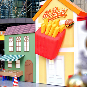 Modèle de nourriture <span class=keywords><strong>gonflable</strong></span> publicitaire personnalisé : frites, pain, croissant - Product Image 1