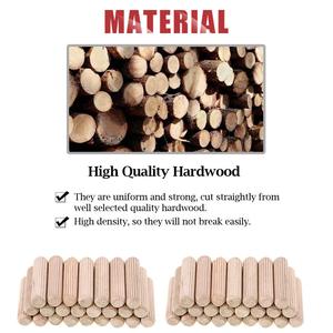 Topcent tassello in legno scanalato filettato groove pin art wood tassello rod decorativo push craft pins art tassello per la lavorazione del legno - Product Image 6