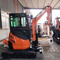 Mini-excavatrice pour travaux de construction, petite pelle fiable pour travaux agricoles et aménagement paysager