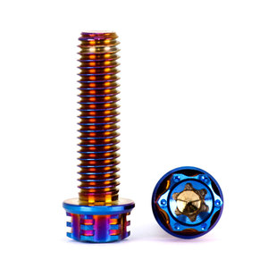 สกรูไทเทเนียม น็อตมอเตอร์ไซค์ ไทยแลนด์ 12 จุด M7 M5x80 สกรูไทเทเนียม - Product Image 2