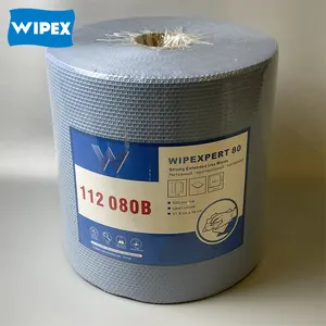 Wipex toalhetes de limpeza a seco industrial PP e polpa de madeira pano de limpeza descartável não tecido para equipamentos